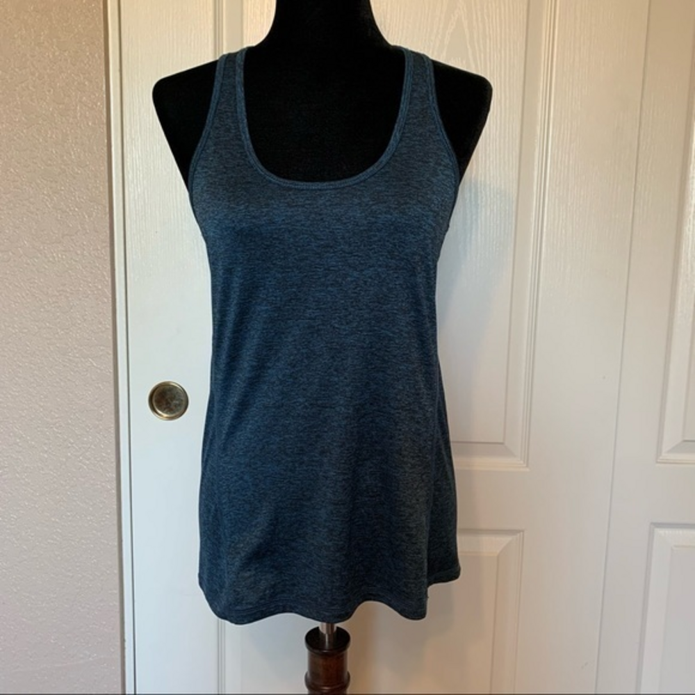 Icyzone Razorback Blue Athletic Tank Top‎ Size Medium